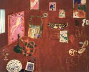 Henri Matisse the red studio oil painting